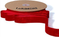 LaRibbons Thin Velvet Ribbon 1 Inch x 25 Yards, Gift Wrapping, Wreath Bow by LaRibbons