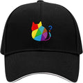 Embroidered Baseball Cap for Men Women, Breathable Cotton Adjustable Hat, Various Patterns for Casual Daily Outfits