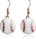 Baseball Earrings for Women Baseball Mom Accessories Essentials Game Day Fan Gifts Lightweight Sports Stud Earrings Jewelry Game Day Shirts Women