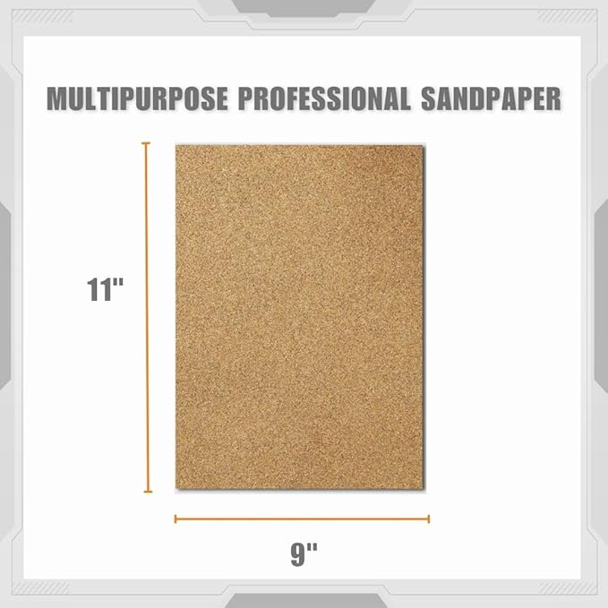 Multipurpose Sanding Sheets Assorted Grits: 80, and 220. 75PK.. - Image 2