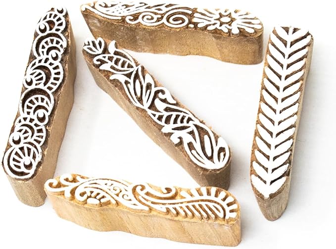 Hashcart Wooden Stamp Block, Printing Stamp Design Set | Block by Hashcart