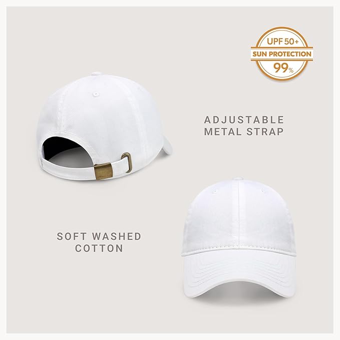 CHOK.LIDS Everyday Premium Dad Hat Unisex Cotton Baseball Cap for Men and Women Adjustable Lightweight Polo Style Curved Brim