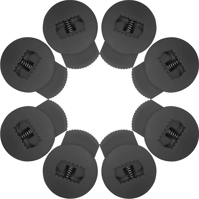 AliBall Glove Locks, Lace Locks for Baseball Glove 8 Pack, Never Need Thying Knots Again, Strong Elasticity, Made Plastic and Springs, Fits All Gloves, Baseball Gloves Accessories