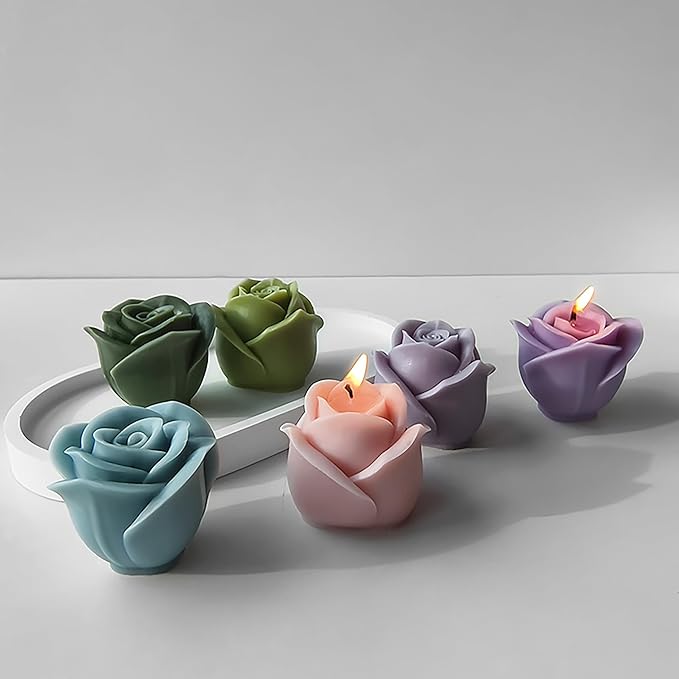 Cylinder Molds Silicone Wave Spiral Candle Mold - Image 5
