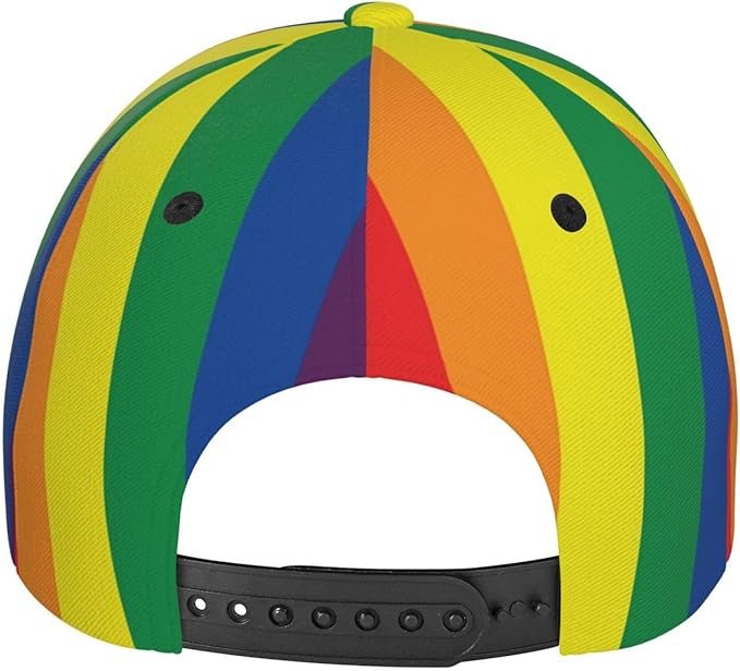 LGBT Gay Pride Rainbow Hat Men Women Baseball Cap Adjustable LGBT Trucker Hat Unisex Style Headwear Hats