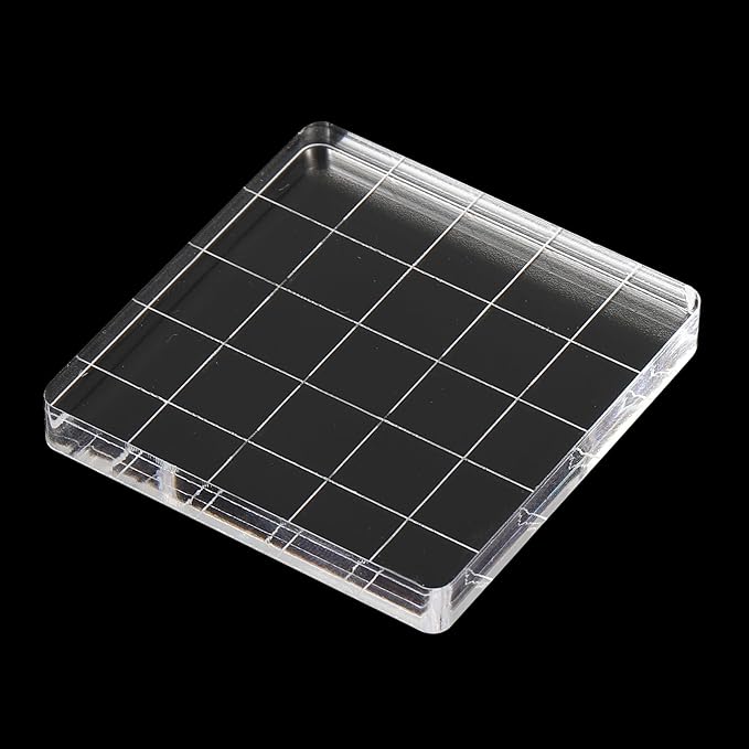 PATIKIL 2"x2" Acrylic Stamp Block - Image 5