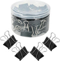 48 PCS Medium Binder Clips, 1-1/4 inch 32mm Binder Clips, Paper Clamps Medium by MIELIKKE