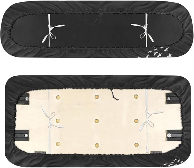 Bulopur American 250 Years Flag Golf Cart Towel Seat Cover Non-Slip Breathable Golf Cart Cushion Cover and Backrest Cover 2 Pack Golfcart Accessory for Golfer Gifts