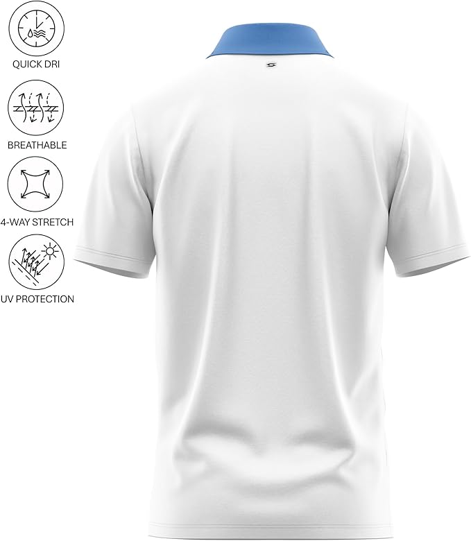 Funny Parody Golf Polo Shirt – Fun Movie Performance Quick Dry UPF Sun Protection Moisture Wicking Casual Wear Shocker Golf