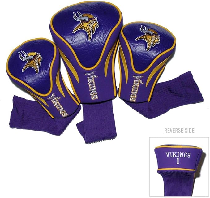 Team Golf NFL San Diego Chargers Contour Golf Club Headcovers (3 Count) Numbered 1, 3, & X, Fits Oversized Drivers, Utility, Rescue & Fairway Clubs, Velour Lined for Extra Club Protection