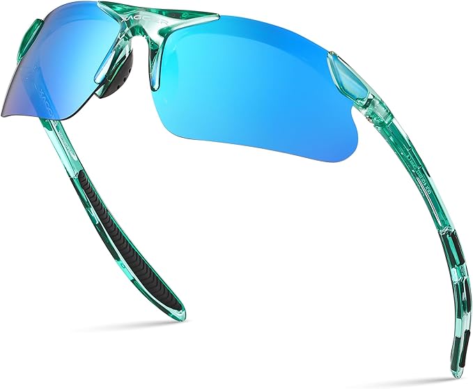 Xagger Kids Youth Polarized Sports Sunglasses for Boys Girls Baseball Softball Glasses TR90 Frame
