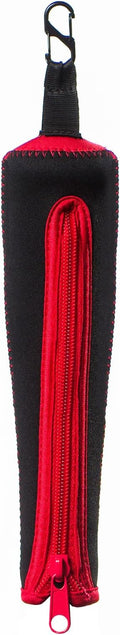 Handle Cover - Baseball Bat Cover Sleeve Protects Vehicle & Bat Grip - Batting Gloves & Helmet Companion with Zippered Hook - Softball Accessory