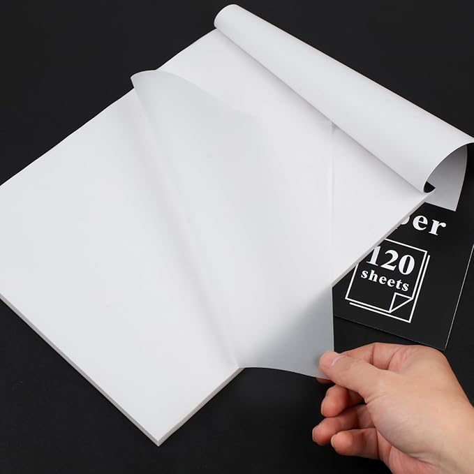 120 Sheets Tracing Paper for Drawing, 8.5”x 11” Trace Paper, Translucent Vellum - Image 4