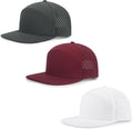 Quick Dry Baseball Cap Flat Brim Snapback Hat Sun and Rain Protection Golf Hat for Men Women