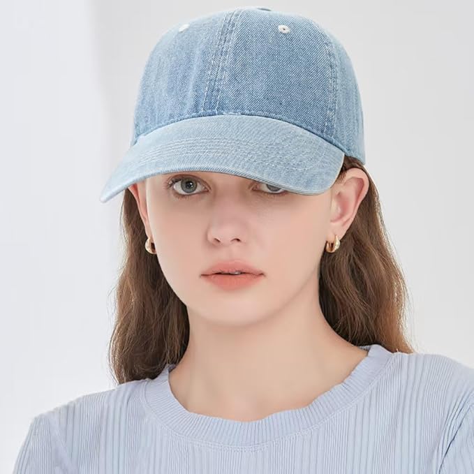 Baseball Cap for Women Men Classic Strapback Hats Adjustable Sun Hat