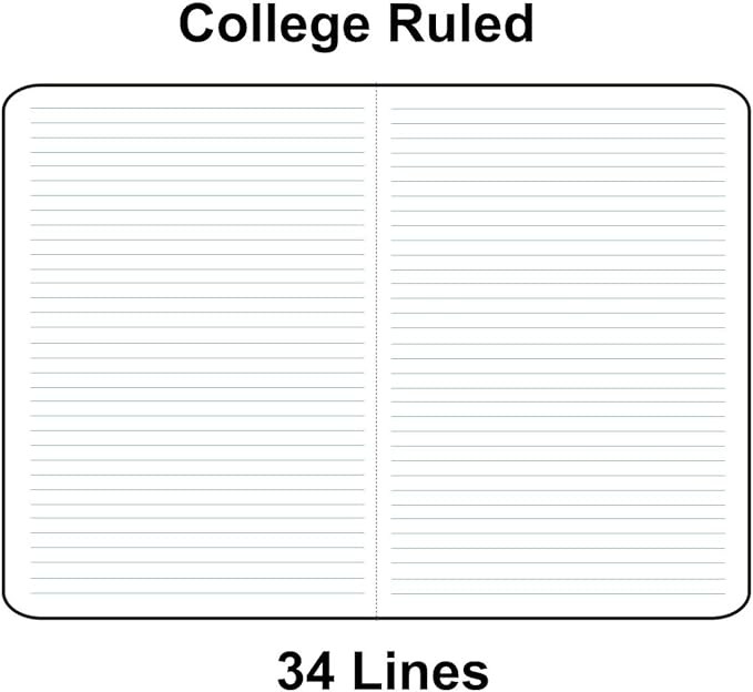 Large Colorful Notebook Journals Bulk, College Ruled, Lined Paper, 8.5x11 inch - Image 4