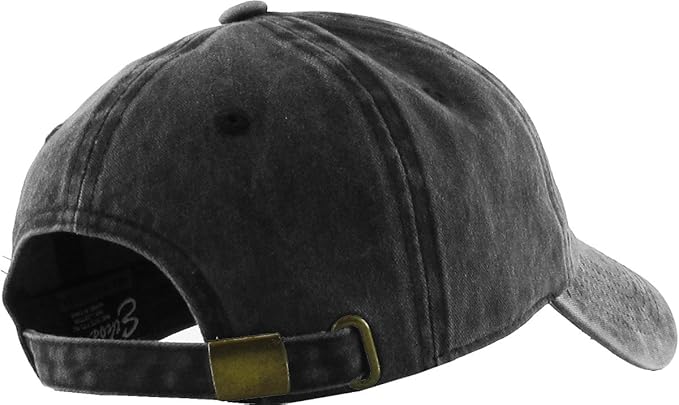 KBETHOS Classic Unisex Cotton Adjustable Low Crown Baseball Cap – Plain Dad Hat