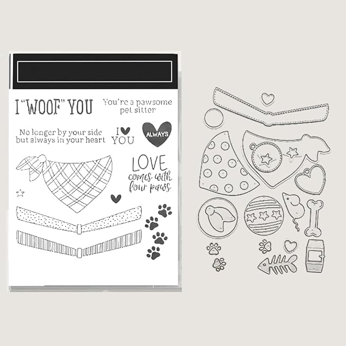 2025-2026 Stamps and Dies for Card Making, Stamps and Dies Set 2025 for by HITKUZ