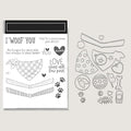 2025-2026 Stamps and Dies for Card Making, Stamps and Dies Set 2025 for by HITKUZ