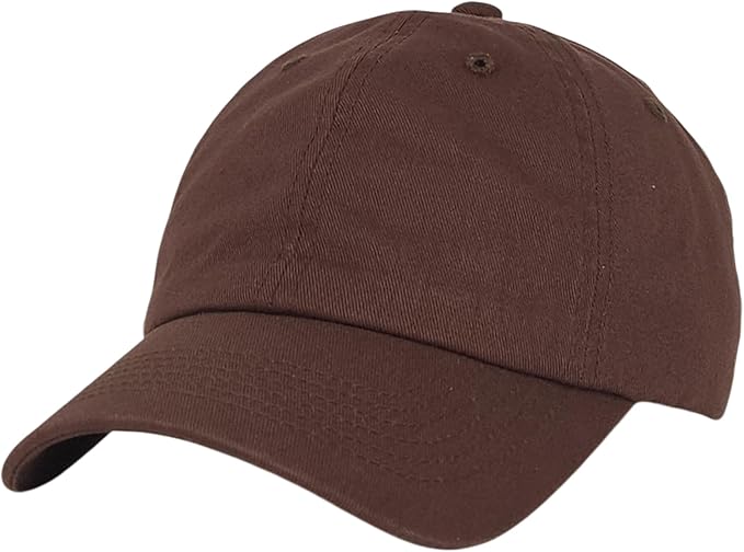Classic Dad Hat Cotton, Low-Profile Plain Baseball Cap, Adjustable, Breathable and Packable