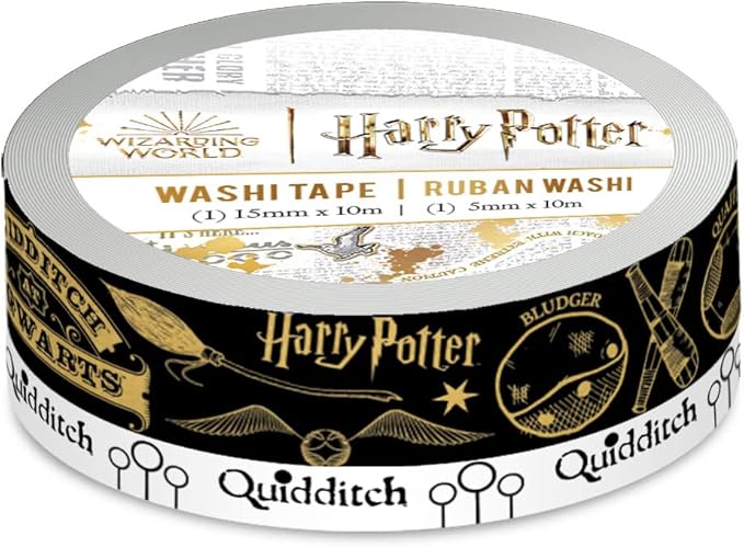 Paper House Productions Harry Potter Quidditch Match Set of 2 Foil Accent Washi - Image 3