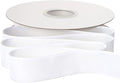 Ribbli Polyester White Velvet Ribbon, 1 Inches Continuous10-Yard Spool by Ribbli