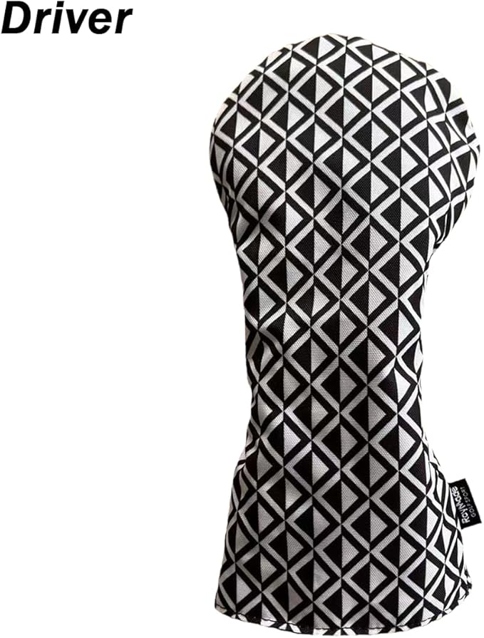 ROYMADE Golf Club Head Covers, 4-Piece Set,Waterproof Headcovers for Driver, Fairway Wood and Hybrid, with Interchangeable No. Tags 2/3/4/5/6/7/X Golf Accessories for Men Women