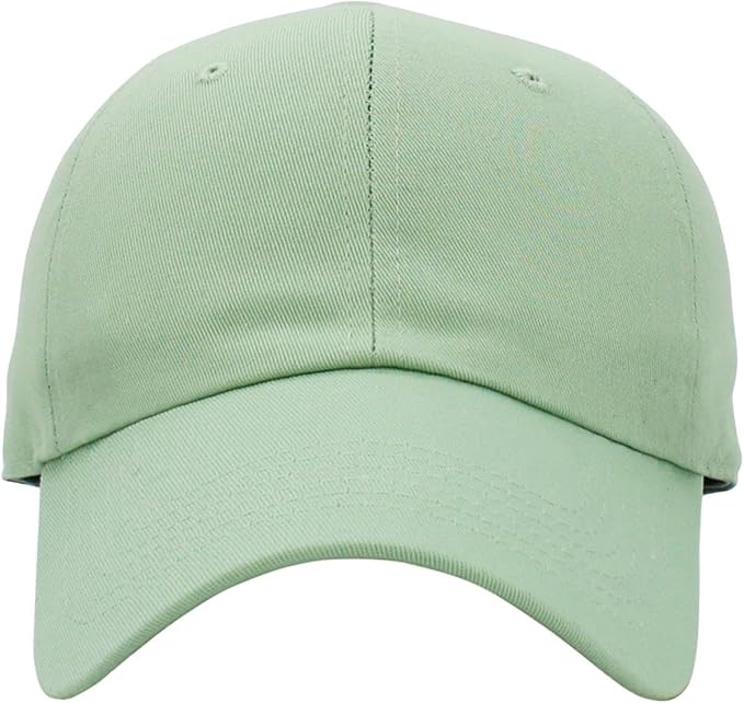 KBETHOS Classic Unisex Cotton Adjustable Low Crown Baseball Cap – Plain Dad Hat