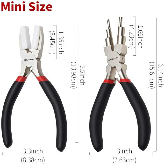 WISEUP Jewelry Pliers Set - 6 in 1 Bail Making Plier - Image 2