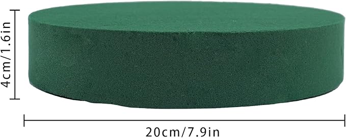 Prashent 4 Pcs Round Floral Foam Blocks - Image 2