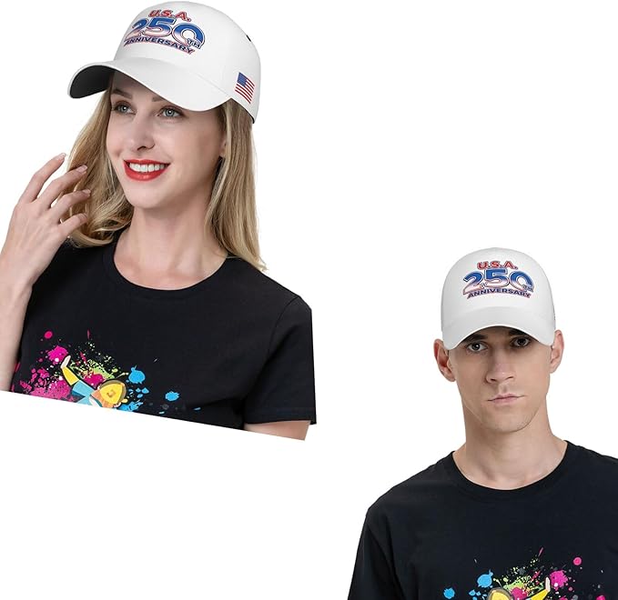 USA Flag Baseball Cap American Patriotic Trucker Hat Father Dad Mother Mom Adjustable Sportswear Hat for Men Women Adults