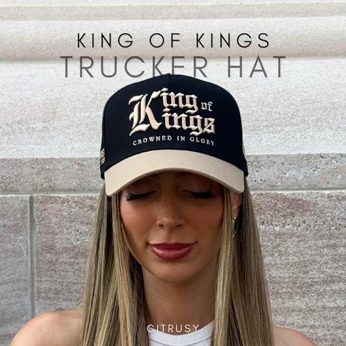 Vintage Faith & Forever Trucker Hat | Men & Women | Christian Cross Jesus Hats | Bachelorette Bride Hat | Cotton | Snapback