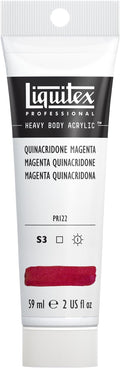 Liquitex Professional Heavy Body Acrylic Paint, 2-oz Tube, Quinacridone Magenta by Liquitex