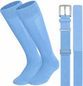 Baseball Socks and Belt Combo for Youth Adult Softball Sock Belt for Boys and Girls
