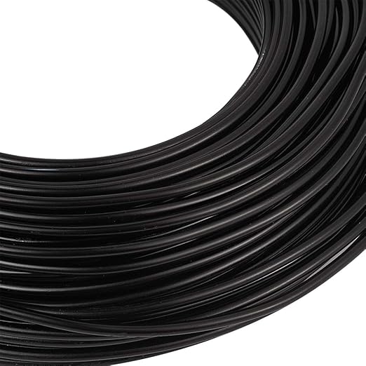 Fashewelry 114 Feet 10 Gauge Aluminum Wire Black Bendable Metal Craft Wire - Image 3
