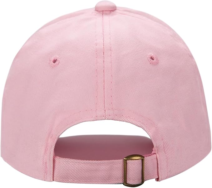 Edoneery Baseball Cap for Kids-Adjustable Washed Cotton Golf Toddler Hat for Boys & Girls