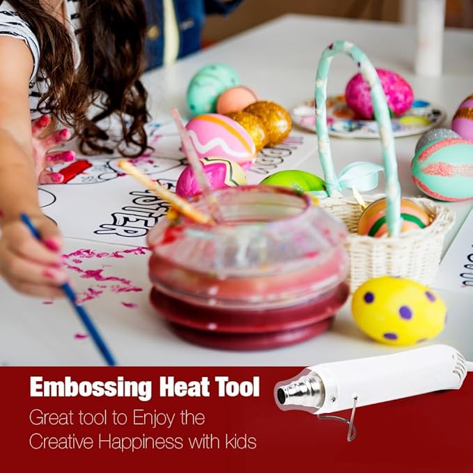 Mini Heat Gun, 300W Fast Heat Hot Air Gun - Image 7