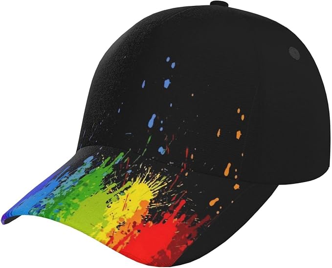 LGBT Gay Pride Rainbow Hat Men Women Baseball Cap Adjustable LGBT Trucker Hat Unisex Style Headwear Hats
