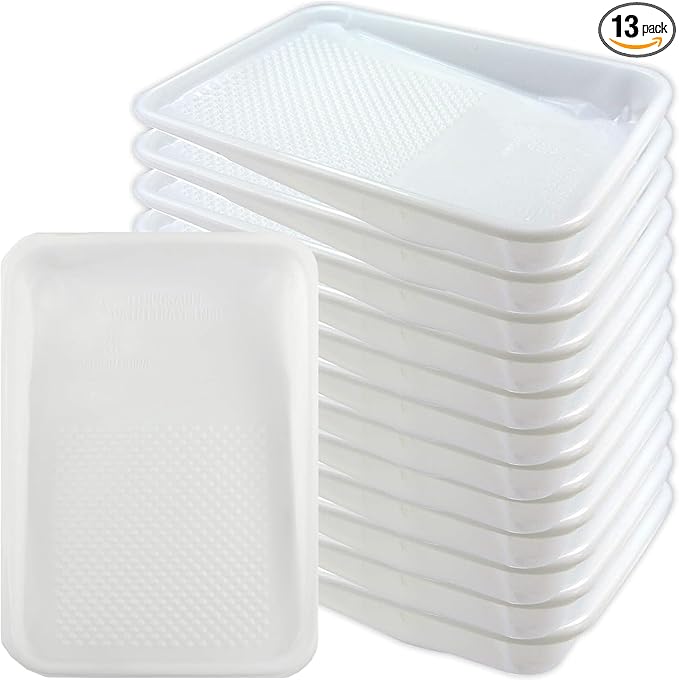 Great Andrew Paint Tray Liners 9 Inch, 13 Pack Disposable Paint Roller Tray by Greatandrew