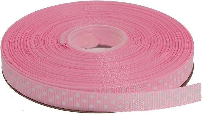 Polka Dot Grosgrain Ribbon 25 Yard Each Roll 100% Polyester by Unknown