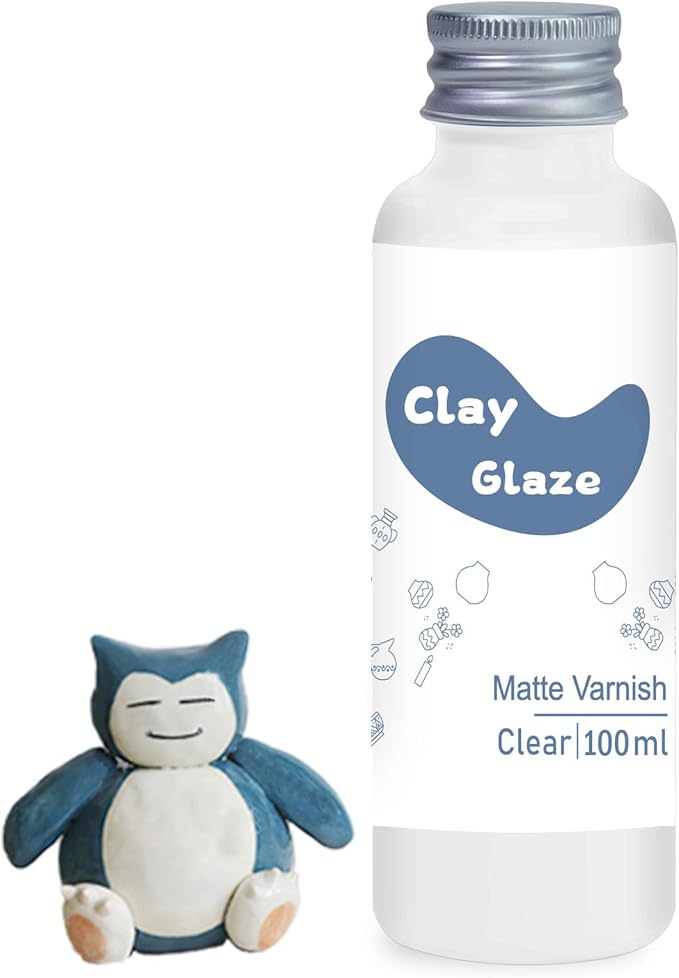 100ml Air Dry Clay Glaze, Clay Varnish by WAN2TLK