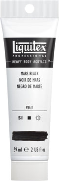 Liquitex Professional Heavy Body Acrylic Paint, 2-oz Tube, Mars Black by Liquitex