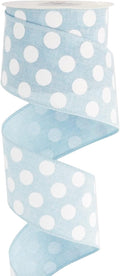 MEEDEE Blue Burlap Ribbon 2.5 Inch by MEEDEE