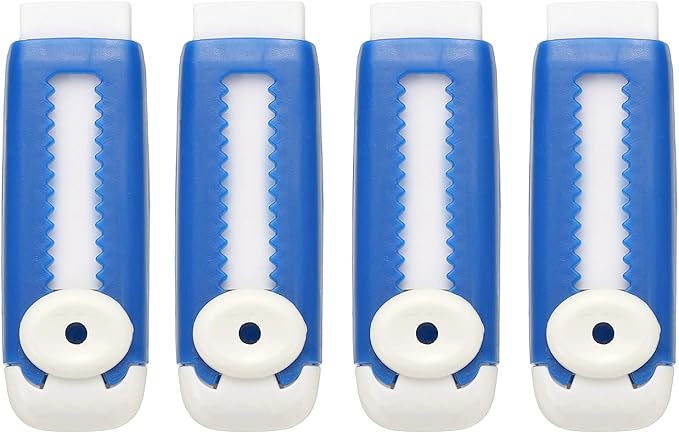 PATIKIL 4 Pack Erasers, Sliding Retractable Eraser Push Pull Cute Pencil by PATIKIL
