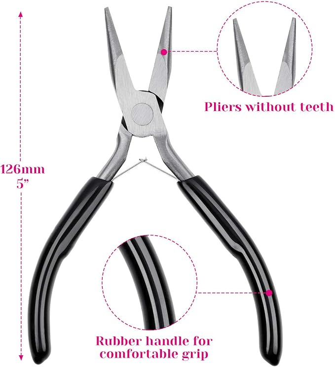 Jewelry Pliers, Cridoz Beading Pliers Set - Image 3