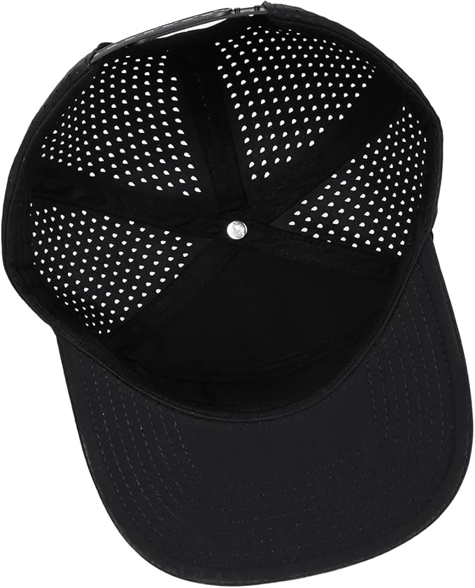 Quick Dry Baseball Cap Flat Brim Snapback Hat Sun and Rain Protection Golf Hat for Men Women