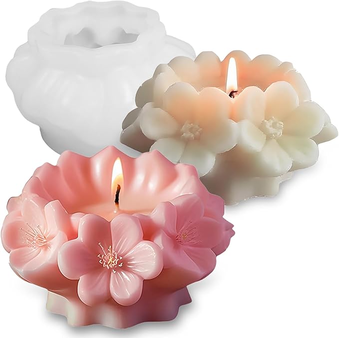 Wehous Cherry Blossom Candle Molds by Wehous