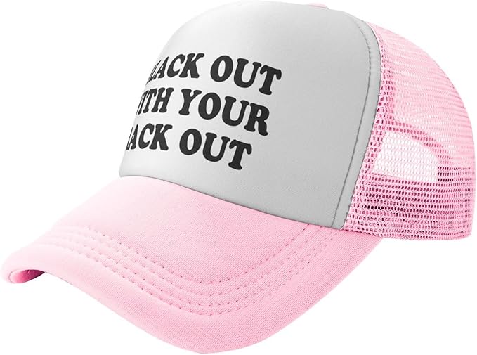 Funny Trucker Hat Funny Gag Gifts Snapback Hat for Adult Humor Fishing Cap Adjustable Mesh Sport Baseball Caps for Women Men
