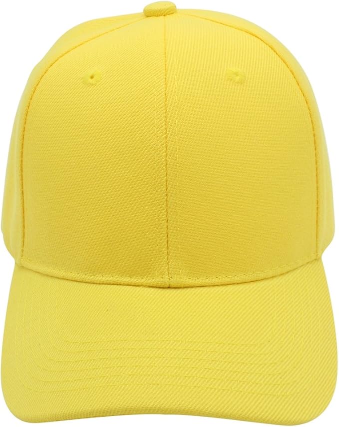 Top Level Baseball Cap Men Women - Classic Adjustable Plain Hat
