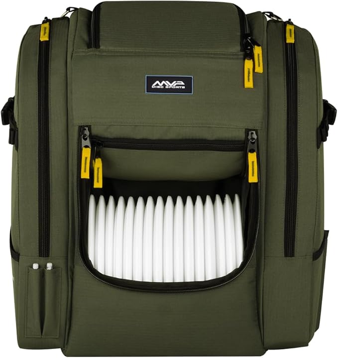MVP Disc Sports Voyager Lite Backpack Disc Golf Bag (Choose Your Favorite Color)